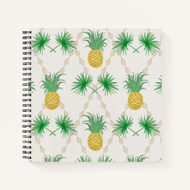 Cuaderno Retro, piña (Anverso)