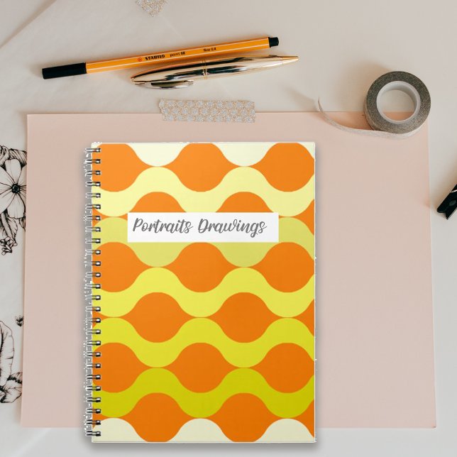 Cuaderno Retro Pods Naranja Lemon Amarillo (Subido por el creador)