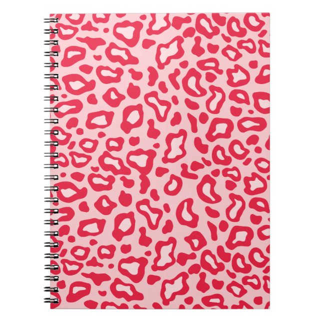 Cuaderno Retro Red Leopard Notebook (Frente)
