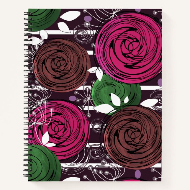 Cuaderno Retro, rústico, folclórico (Anverso)