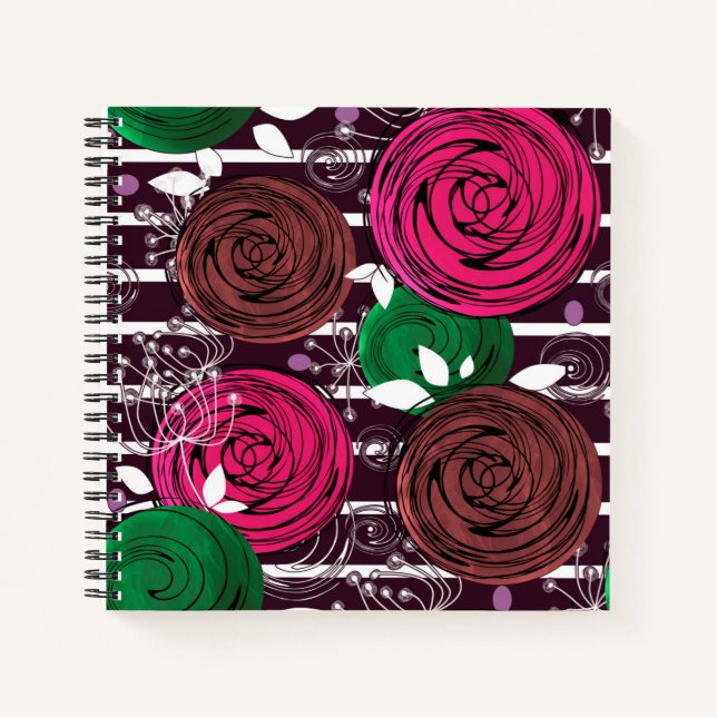 Cuaderno Retro, rústico, folclórico (Anverso)