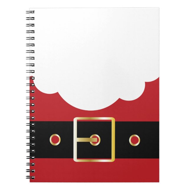 Cuaderno retro santa claus (Frente)