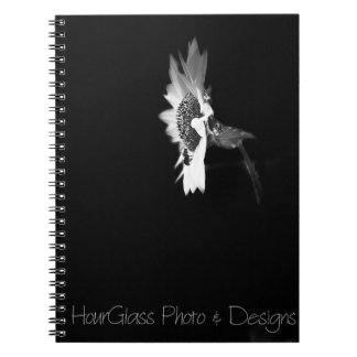 Cuaderno Retro Sunflower with Bee Spiral Photo Notebook