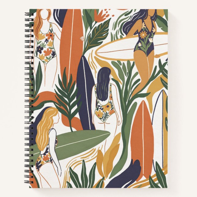 Cuaderno Retro Surf Club (Anverso)