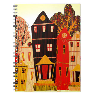Cuaderno Retro Sweet Home Poster: Casas Personalizados