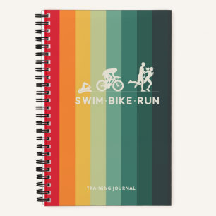 Cuaderno Retro Swike Bike Run Triathlon Icon Series