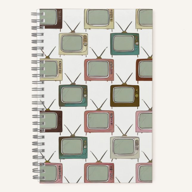 Cuaderno Retro TV Journal (Anverso)