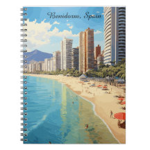 Retro Vintage Benidorm España Viajes Mediterráneo