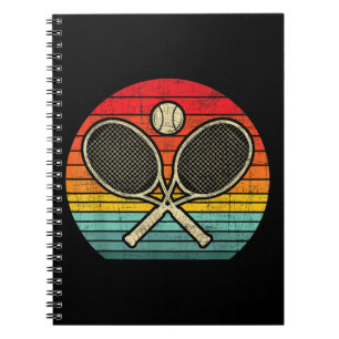 Cuaderno Retro Vintage Crosage Tennis Racket Lover