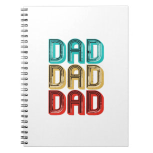 Cuaderno Retro Vintage Papá de los 70 Esencial