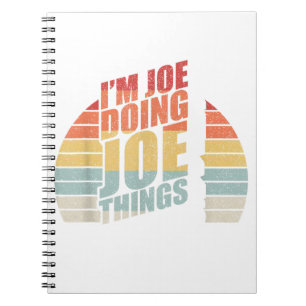 Cuaderno Retro Vintage Soy Joe Doing Joe Things