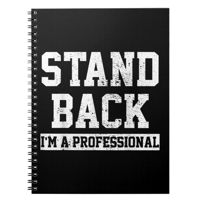 Cuaderno Retroceder Soy un profesional (Frente)