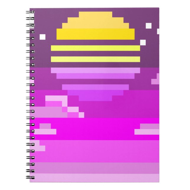 Cuaderno RetroWaveBook (Frente)