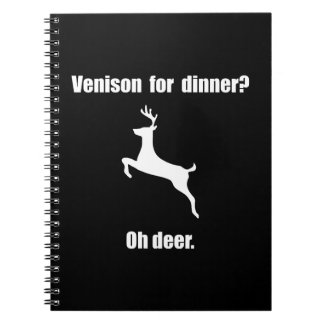 Cuaderno Retruécano de los ciervos de la carne de venado