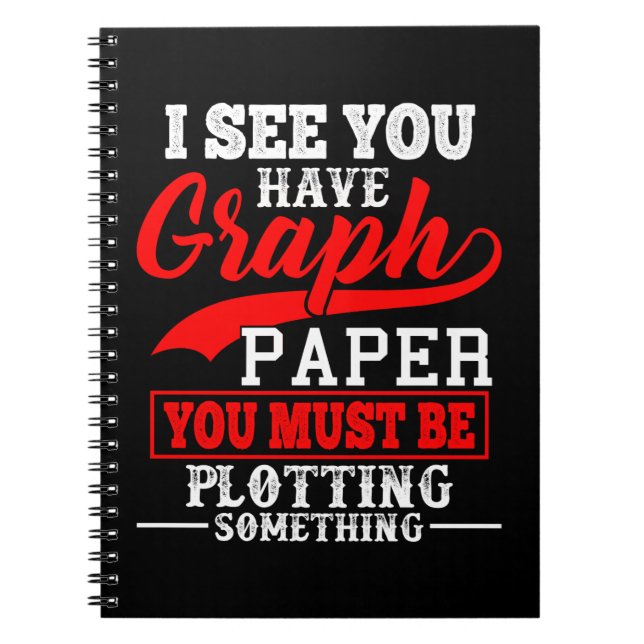 Cuaderno Retruécano del papel cuadriculado de la (Frente)