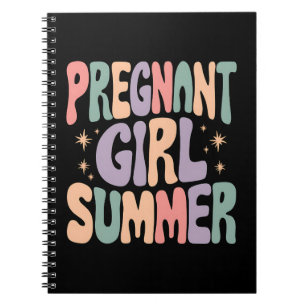 Cuaderno Revelación de Embarazo Chica Embarazada Fiesta de 