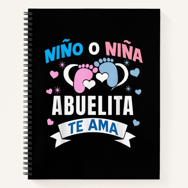 Cuaderno Revelación de género en español (Anverso)
