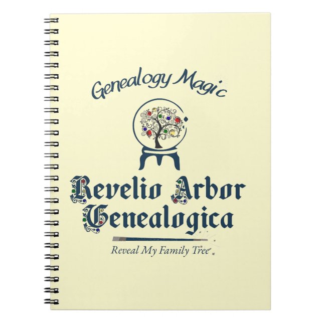 Cuaderno Revelar Mi Árbol Genealógico (Frente)