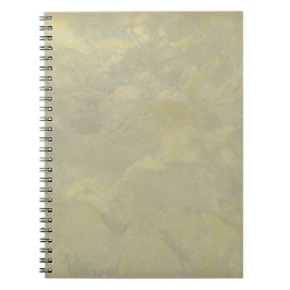 Cuaderno Revestimiento metálico de plata y oro