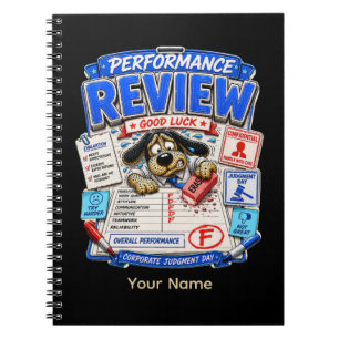 Cuaderno Revisión de Desempeño Buena Suerte Personalizada D