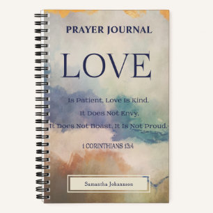 Cuaderno Revista Biblia Verse Prayer