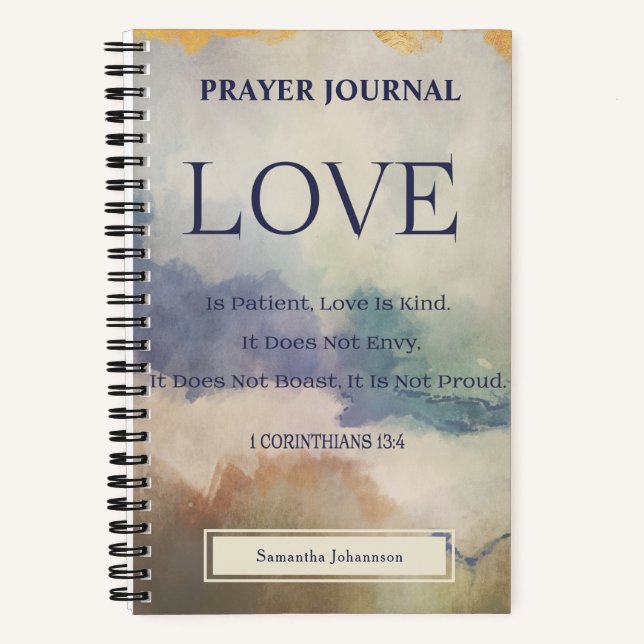 Cuaderno Revista Biblia Verse Prayer (Anverso)