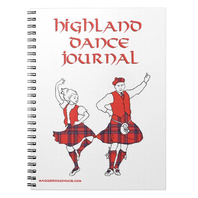 Cuaderno Revista de Danza de las Tierras Altas de Escocia (Frente)