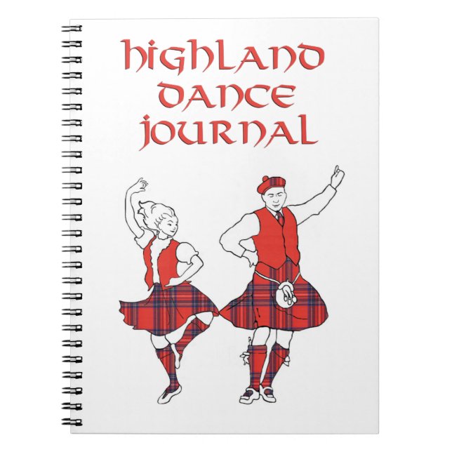 Cuaderno Revista de Danza de las Tierras Altas de Escocia (Frente)