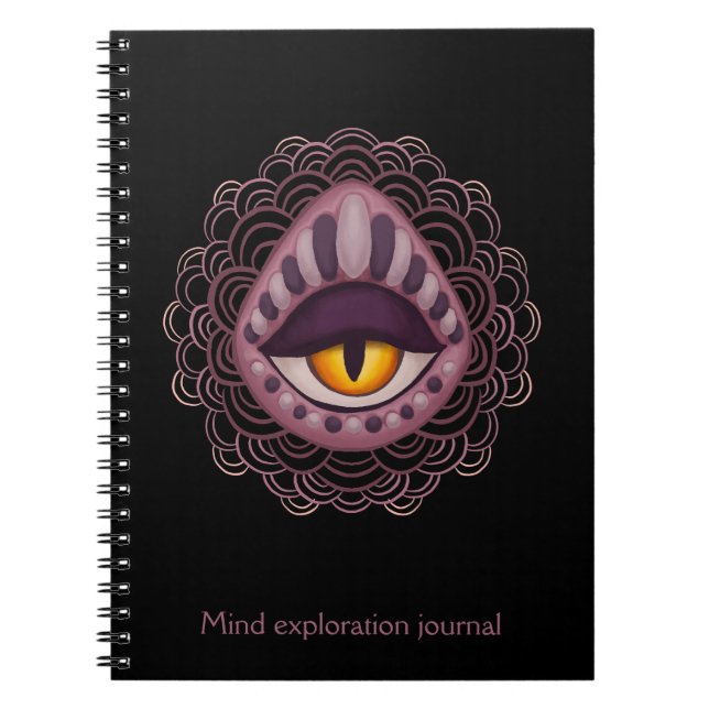 Cuaderno Revista de exploración mental - Ojo raro (Frente)