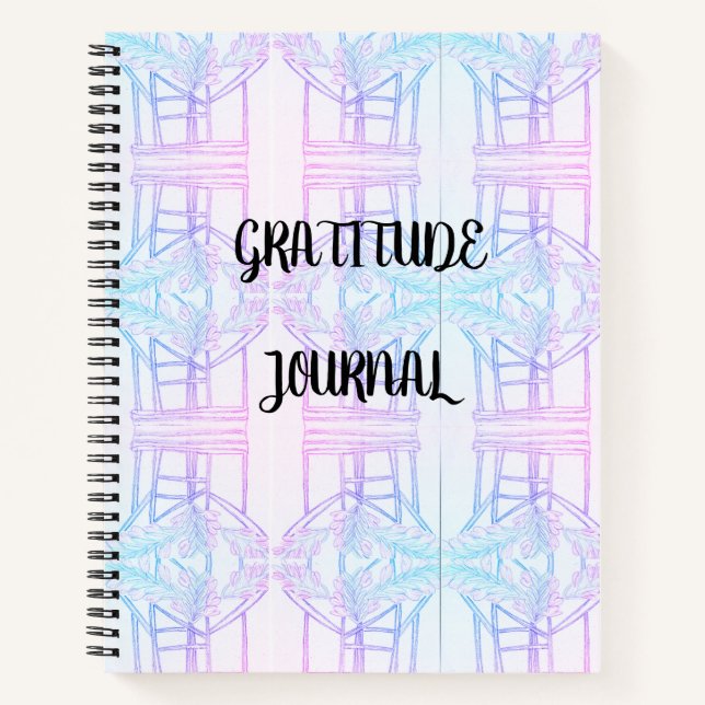 Cuaderno Revista de Gratitud de Resumen de Interrelación (Anverso)