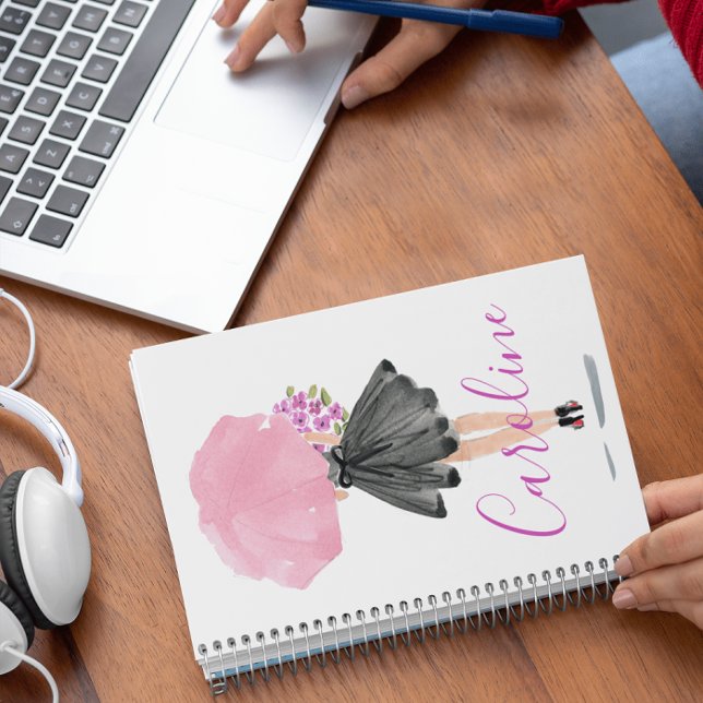 Cuaderno Revista de la mujer de vestir negro, elegante, de  (Subido por el creador)