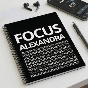 Cuaderno Revista de Mentalidad de Tipografía Moderna Negro