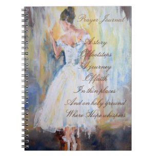 Cuaderno Revista de oración con bailarina