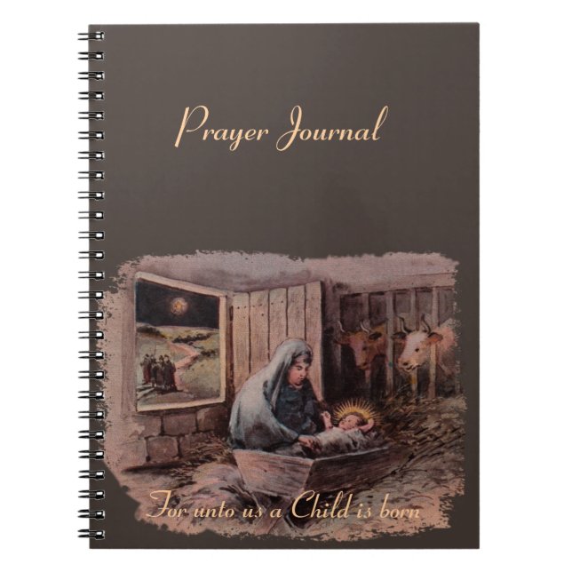 Cuaderno Revista de oración - Isaiah 9:6 (Frente)