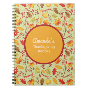 Cuaderno Revista de otoño/otoño personalizada