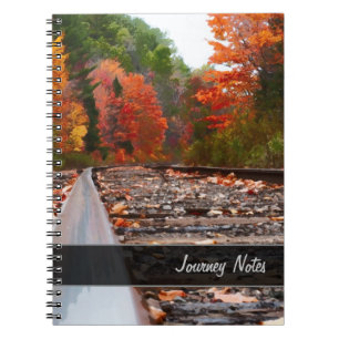 Cuaderno Revista de viajes de Personalizados en otoño