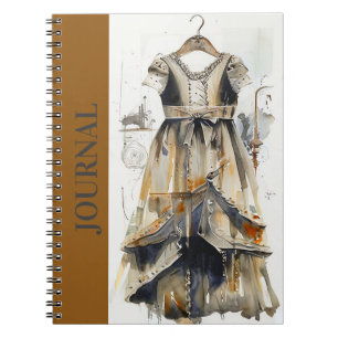 Cuaderno Revista elegante de antigüedades LBD Pequeña Vesti