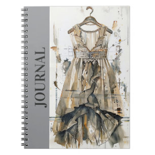 Cuaderno Revista elegante de antigüedades LBD Pequeña Vesti