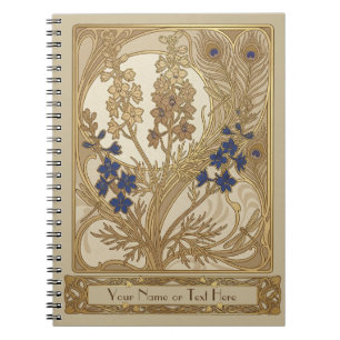 Cuaderno Revista Espuela de Caballero Art Nouveau Vintage