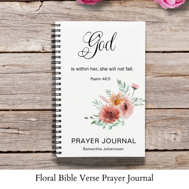 Cuaderno Revista Floral Biblia Verse Prayer (Subido por el creador)