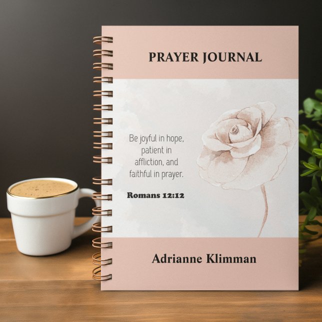 Cuaderno Revista Floral Biblia Verse Prayer (Subido por el creador)
