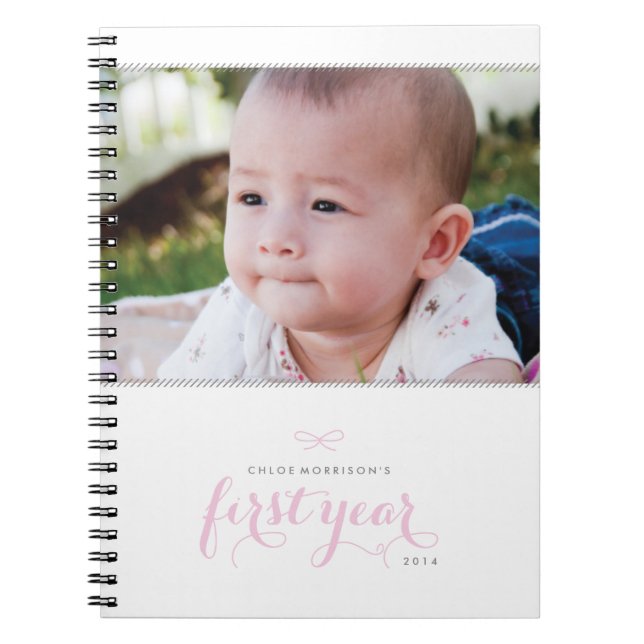 Cuaderno Revista fotográfica de primer año - Peony (Frente)