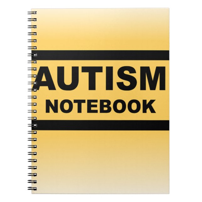 Cuaderno Revista Neurodivergente para portátiles de autismo (Frente)