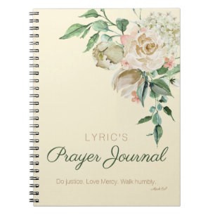 Cuaderno Revista personalizada Floral Watercolor