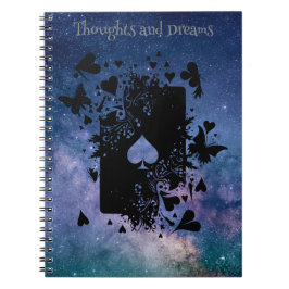 Cuaderno Revista Spade Butterfly Thoughts and Dreams