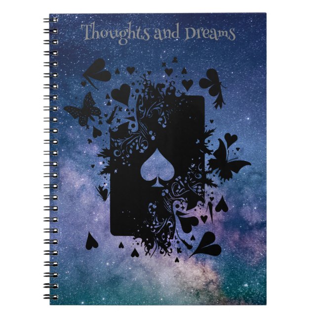 Cuaderno Revista Spade Butterfly Thoughts and Dreams (Frente)