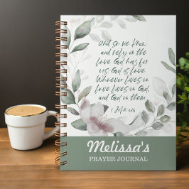 Cuaderno Revista Spiral Biblia Verse Prayer