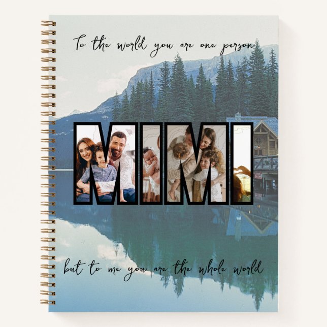 Cuaderno Revistas fotográficas familiares de Personalizados (Anverso)