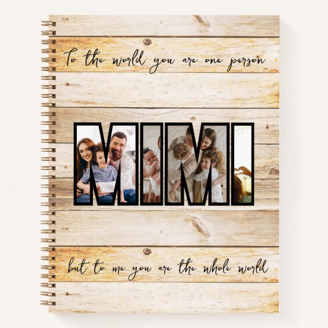 Cuaderno Revistas fotográficas familiares de Personalizados (Anverso)