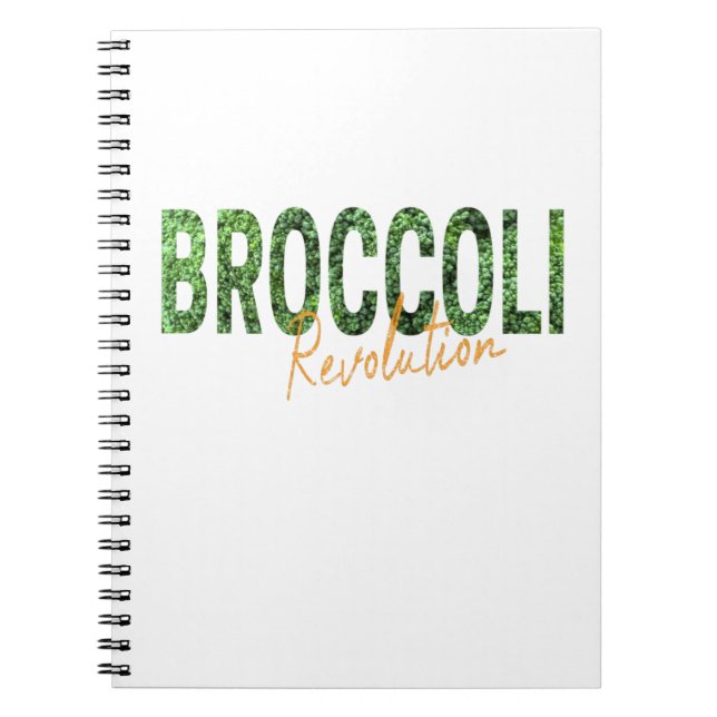 Cuaderno Revolución de brócoli Vegetales Vegetales y vegeta (Frente)